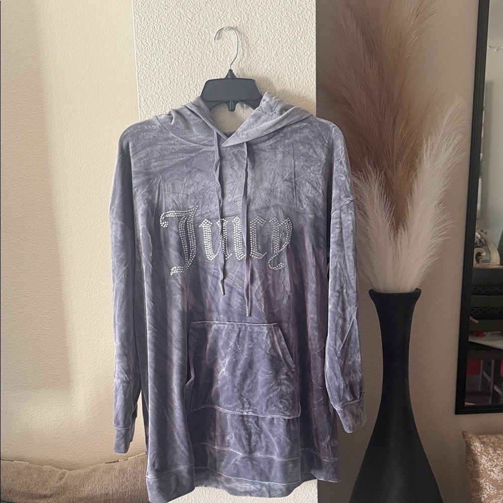 Juicy Couture Charcoal Hoodie Dress